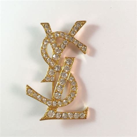 broche yves saint laurent occasion|saint laurent brooch pins.